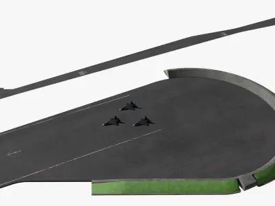  Fifth Generation FC-31 Jet On Airstrip 