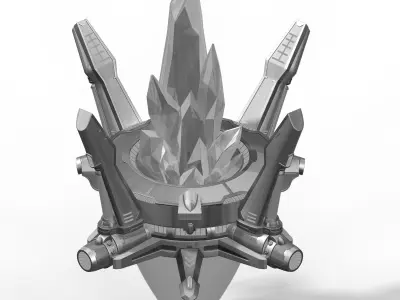 Suspension-energy generator 02 3D model