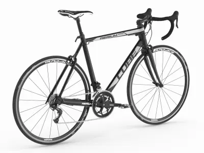  Cube Aerium Pro Road Bicycle Rigged for Maya 