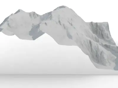 Mount Denali 3D model