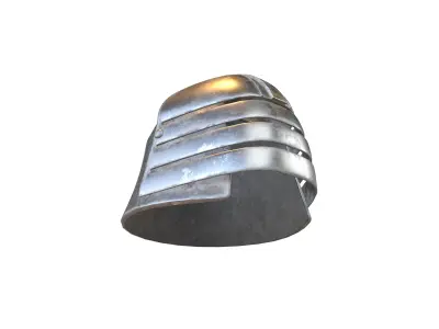 War Helmet V2 002 Low-poly 3D model