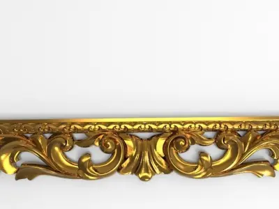 carved frame  3D model