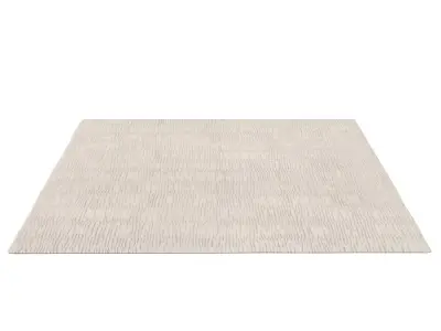 SAAVI HAND-KNOTTED SILK and WOOL RUG 3D model