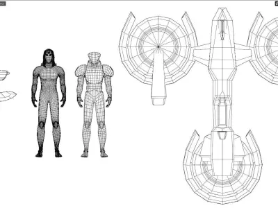 Blade of Mormora Voltron Low-poly 3D model