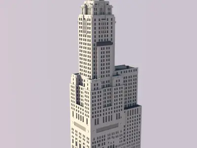 InterContinental Chicago 3D print model