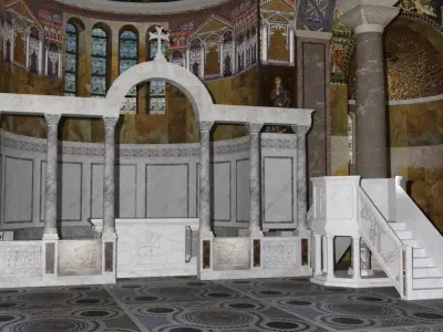 Basilica with Apse 3D model