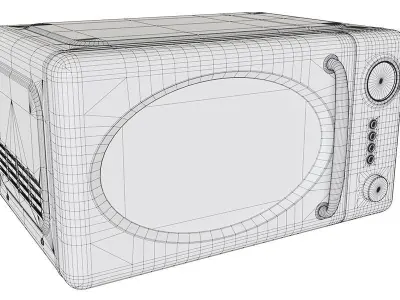 Microwave  3D model