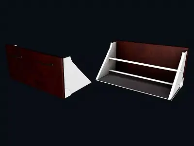 Shoes shelf 3D model