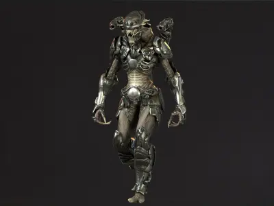 Wasteland Reaper 2 Low-poly 3D model