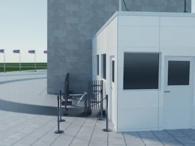 Washington Monument Low-poly 3D model