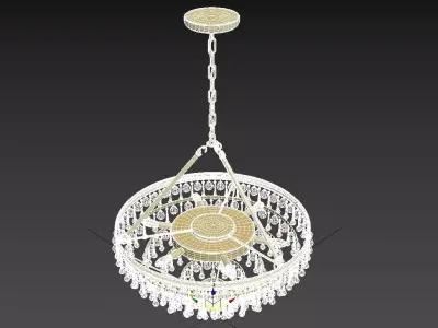 Calypso 8 Light Chandelier 137-VG 3D model