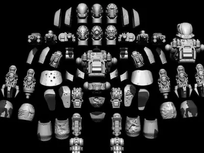 Robot Droidtex 3D print model