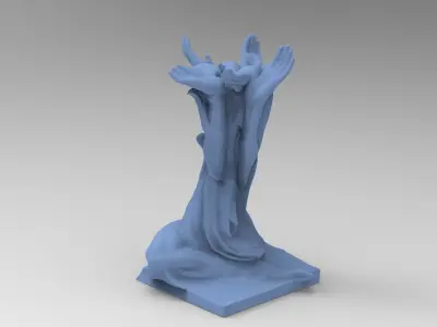 Dante Hall purgatory stand 1  3D model