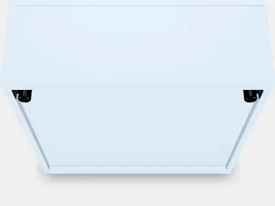 BESTA Shelf unit with glass door 25 Low-poly 3D model