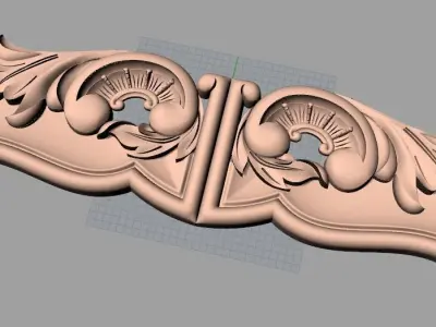 CNC 3D relief models STL format file used for artcam aspire E383 3D model