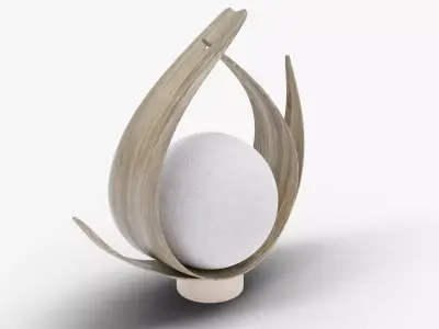 Bedside Table Lamp 3D model