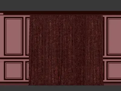 Curtain Set 307 3D model