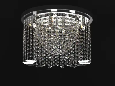 Crystal Chandelier Il Paralume Marina Art 1839 3D model