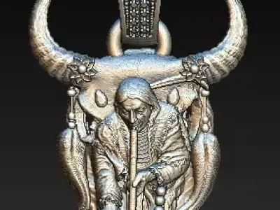   Mythical Character Pendant Collection 3D Printable Jewelry Set 3D print model