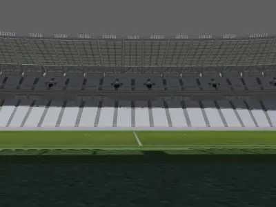 Ajinomoto Stadium Chofu Tokyo Japan Low-poly 3D model