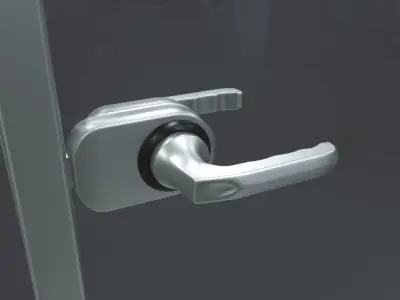 Hoppe Glass Door 3D model