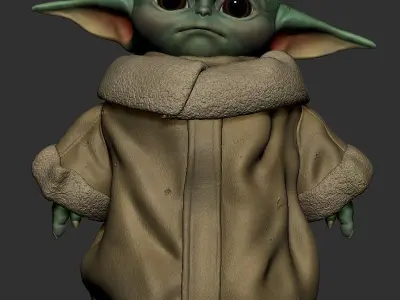 Baby Yoda 3D model