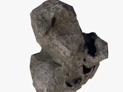 Old Rock Free low-poly 3D model