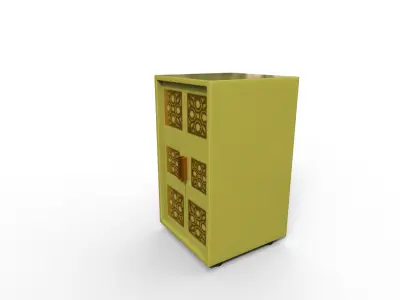 Pack 2 Modern Furniture 3D Model Low-poly 3D model