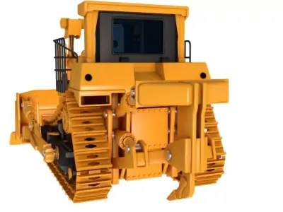 Tracked Dozer 3D model buy