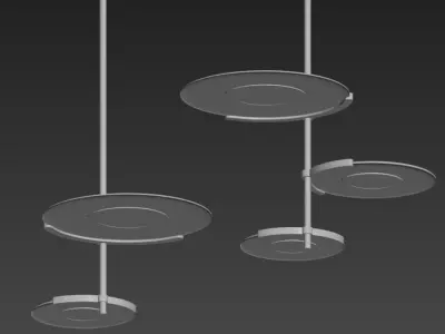 Oled Ceiling Light 3D model