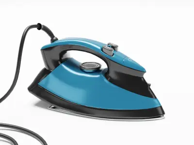 Steam Iron - Pack - Archviz - Gltf Appliance Low-poly 3D model