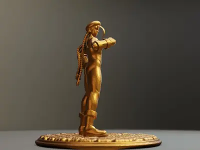 CAMMY - STREET FIGHTER 3D print model