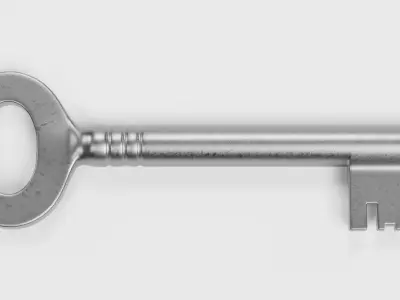 New Key V3 - Universal Hollow Barrel Skeleton Key 3D model