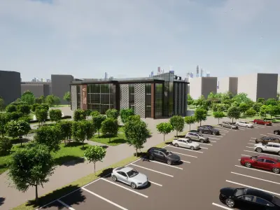 Vision Care Clinic Diploma Project 3D model