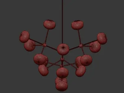 Pendant Lights  NABILA CHANDELIER 3D model