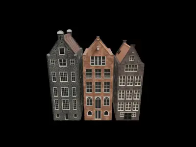 Amsterdam Buildings 3D model