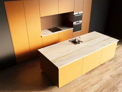 78-Kitchen6 matte 7 3D model