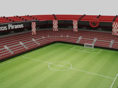 Olympiakos Piraeus Football Stadium Low-poly 3D model