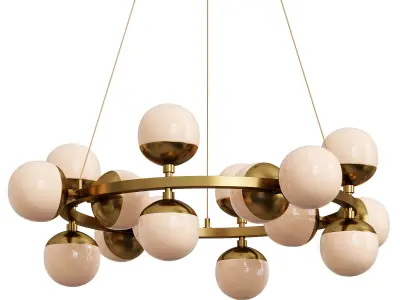 Raechelle Globe Chandelier By Arhaus 3D model