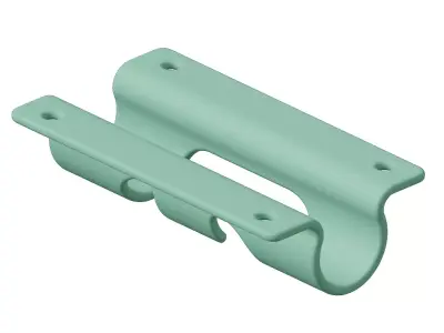 Plastic Door Latch Bracket Toy 3D model