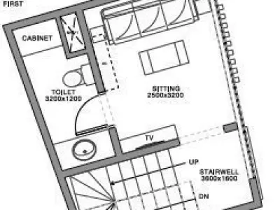 Compact House Concept 3D print model