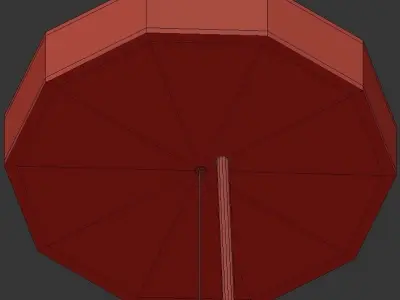 KIOTO modern pendant light gold 3D model