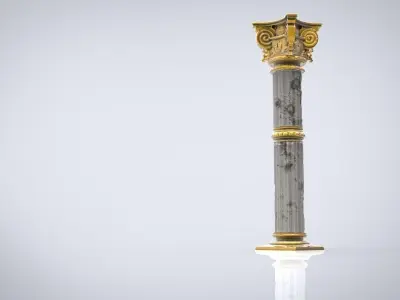 COLUMN ornate 3D model