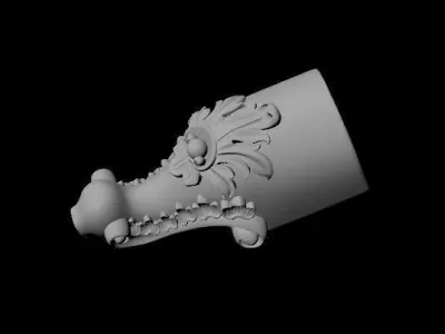 leg High quality 3d models for processing on a cnc machine  3D model 17