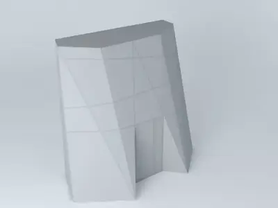 Entrance box Free 3D model