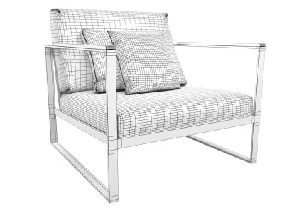 Garden Easy Chair 3D model