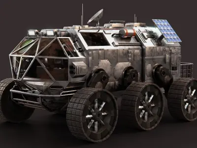 Mars Rover - Blender 3D model
