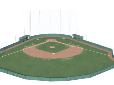 Baseball Field  3D model