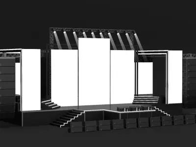 Concert Stage 09 3D model
