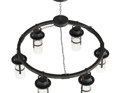 Balthus ceiling light  3D model